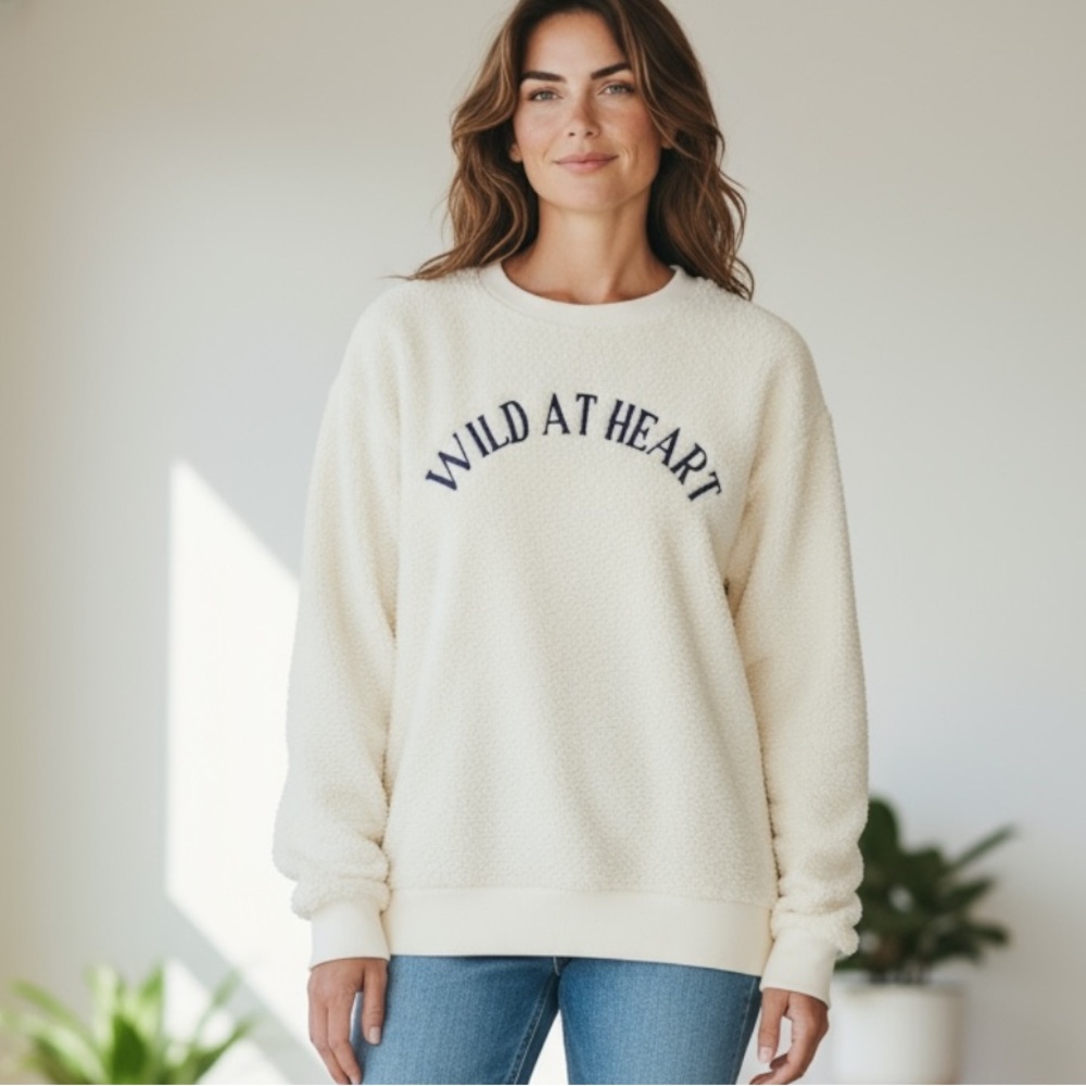 Cleo + Wolf (Boot Barn) “Wild at Heart” Sweatshirt~ Women’s S